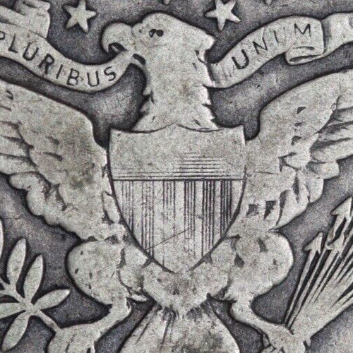 1906 O Barber Liberty Half Dollar Silver Semi Key Date Coin New Orleans Mint 52