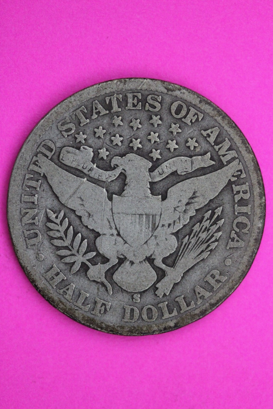 1908 S Barber Liberty Half Dollar Silver Coin Scarce Semi Key Date Genuine 0416N