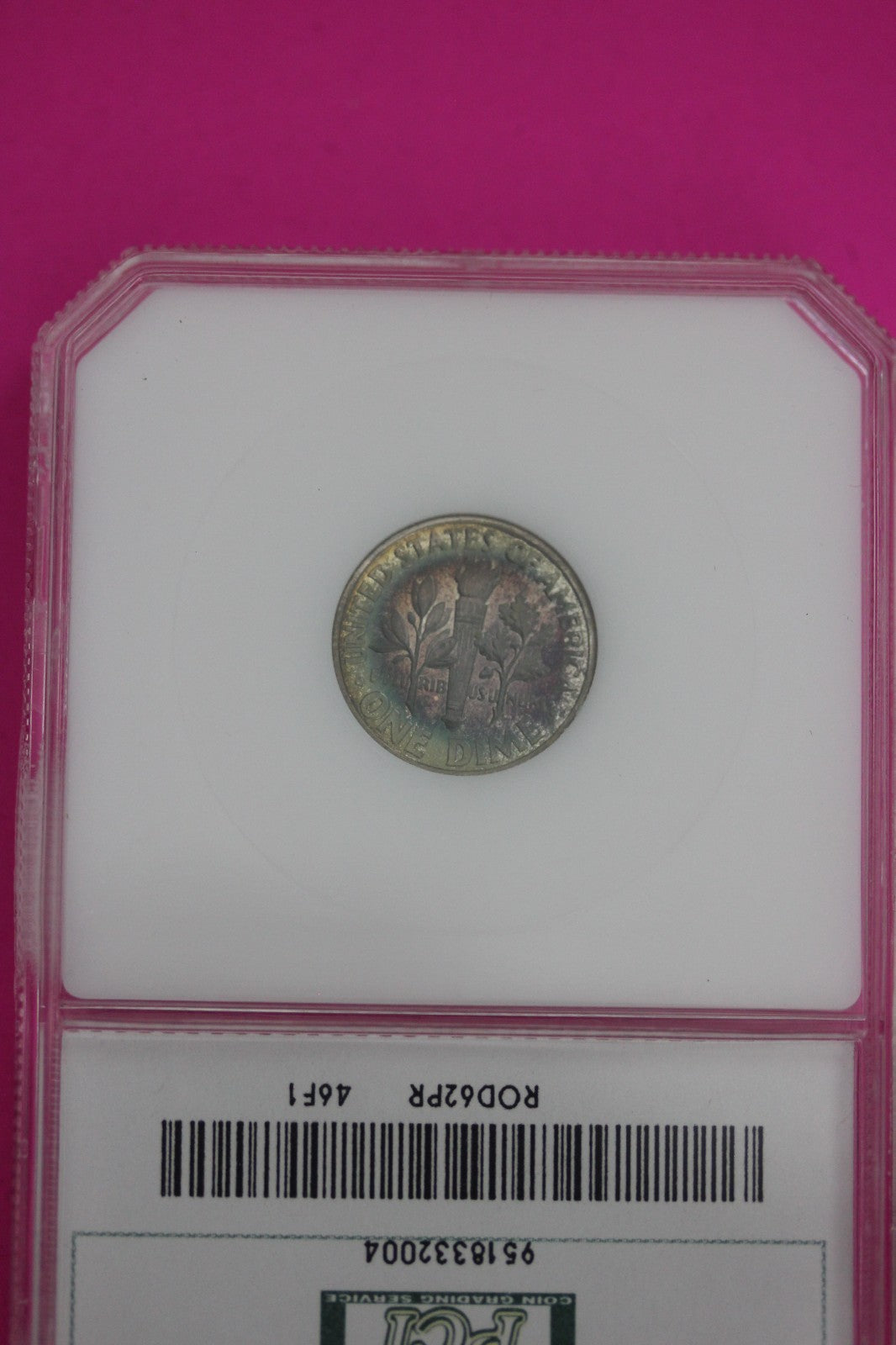 Toned 1962 Proof Silver Roosevelt Dime Guaranteed Authentic & Genuine 1244