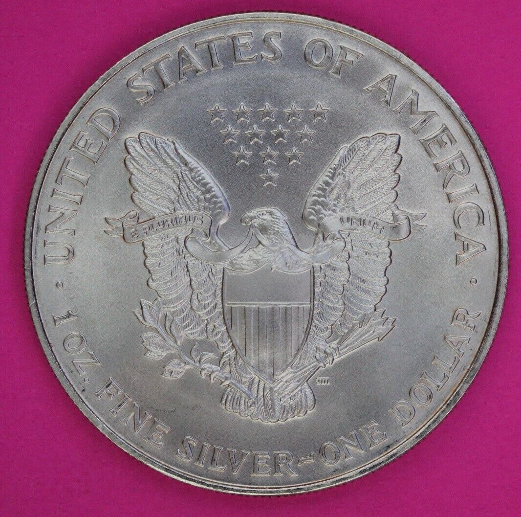 Key Date 1995 BU American Silver Eagle Key Date 1 Ounce 999 Exact Coin Shown 75