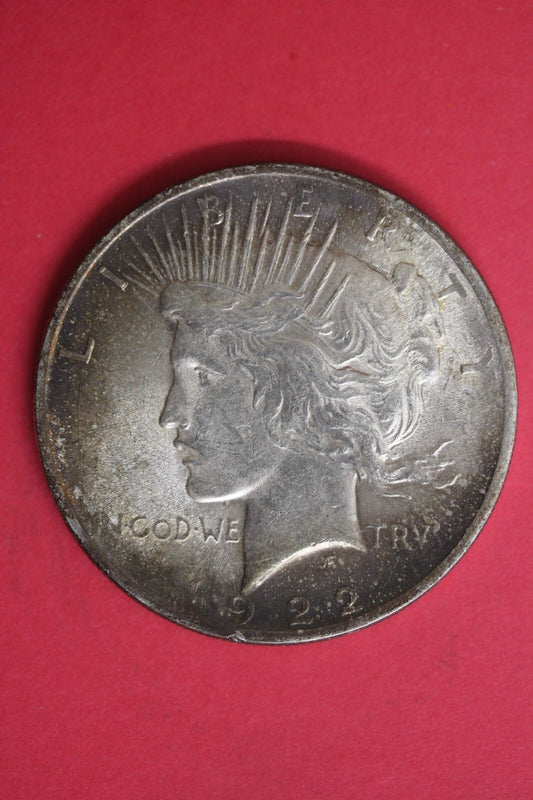 TONED 1922 P Liberty Peace Silver Dollar Exact Coin Combined Shipping OCE 60