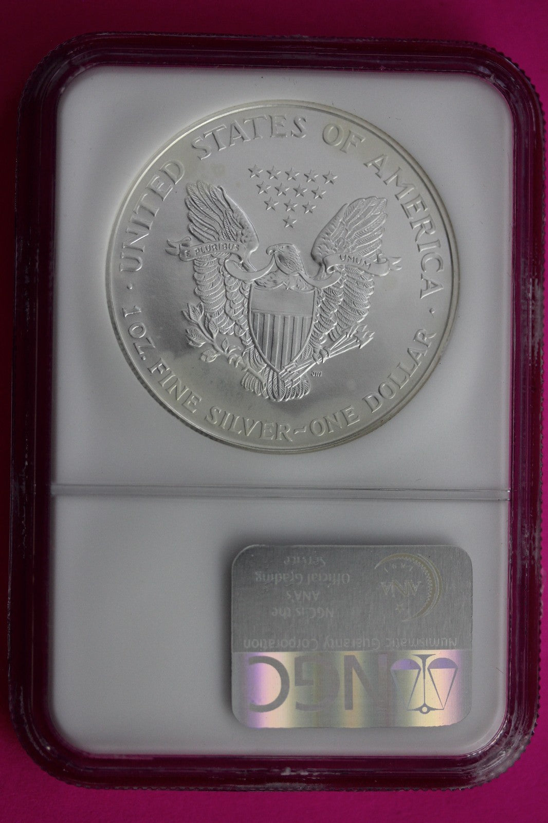 1994 MS 69 Silver Eagle 1 OZ .999 Silver NGC Certified Authentic Graded 678