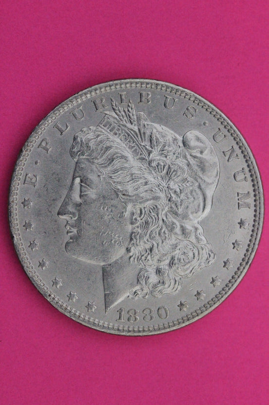 High Grade 1880 O Morgan Lady Liberty Rare Date Silver Dollar Authentic 0281N