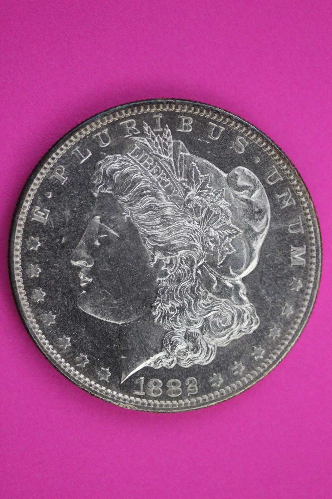 High Grade 1882 S Proof Like Morgan Lady Liberty Rare Date Silver Dollar  0206N