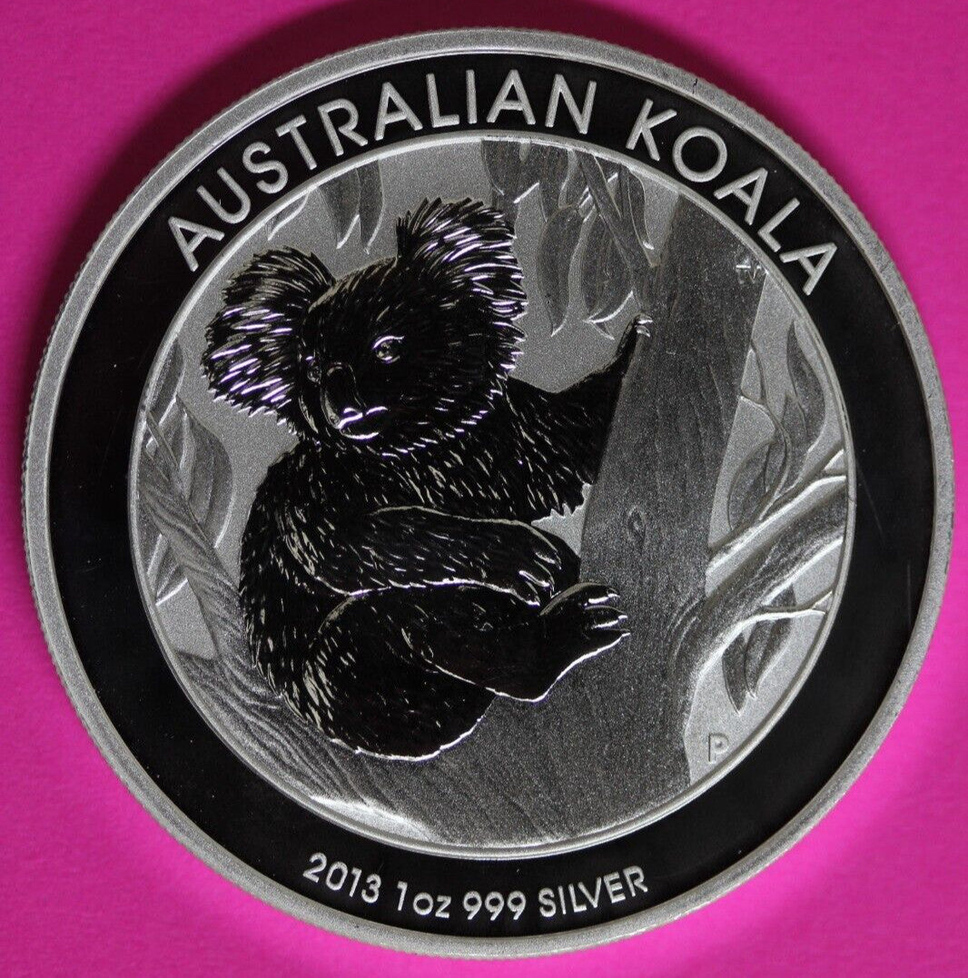 2013 Gem BU Australia Koala Silver Same Coin In Pics Proof Like Surface 21
