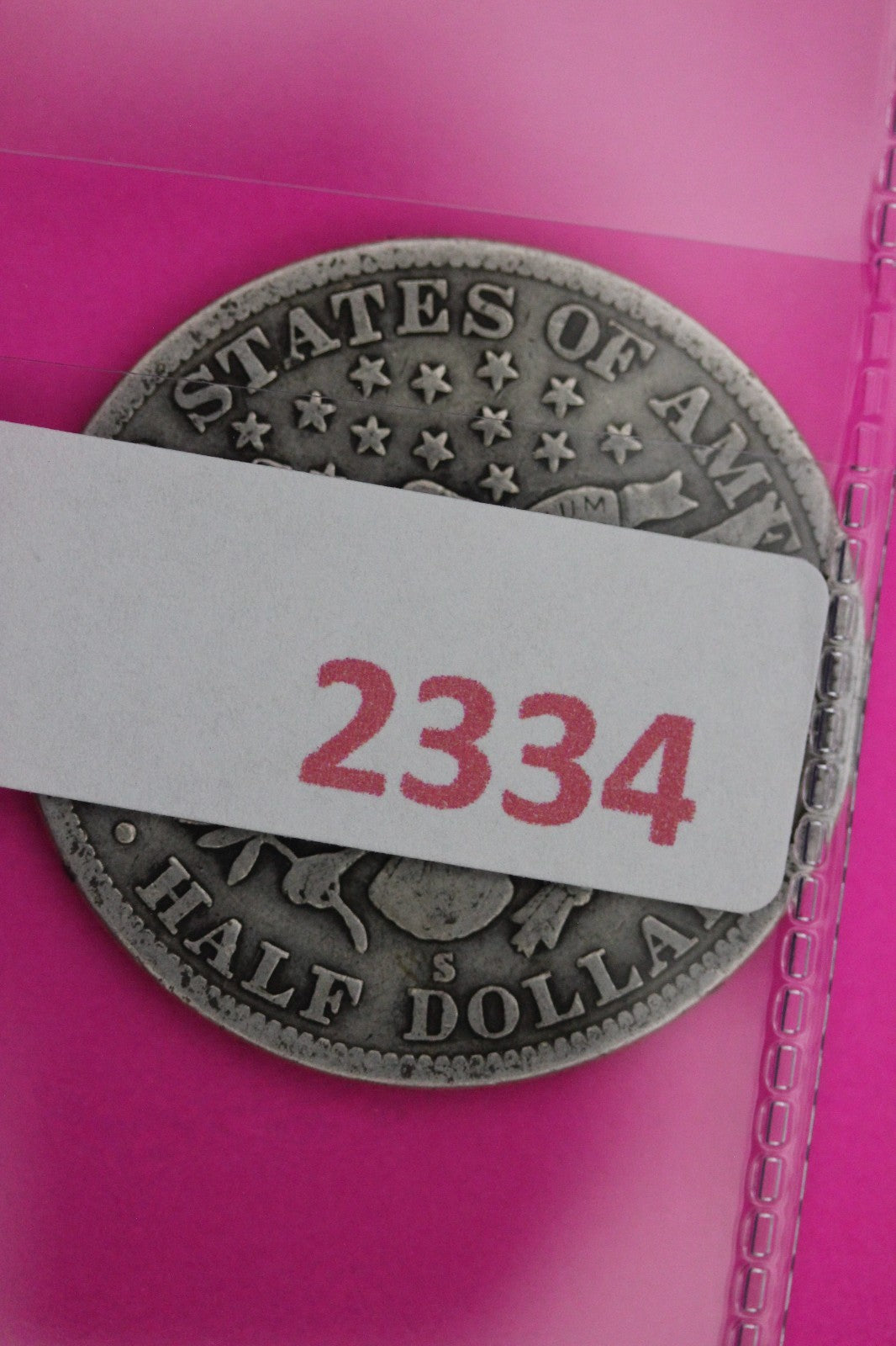 1914 S Barber Liberty Silver Half Dollar Guaranteed Authentic Genuine Coin 2334