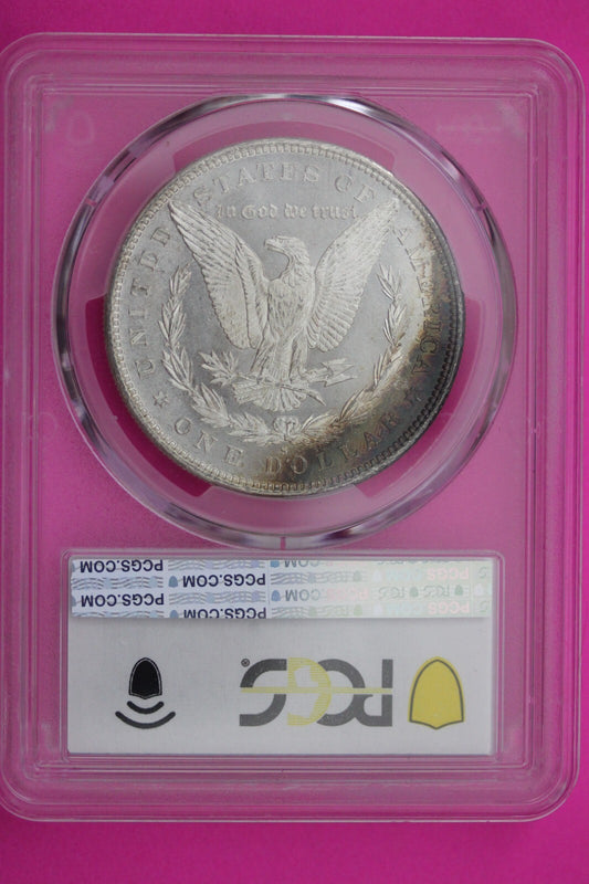 Toned 1879 S MS 64 Liberty Morgan Silver Dollar PCGS Graded Authentic Slab 339