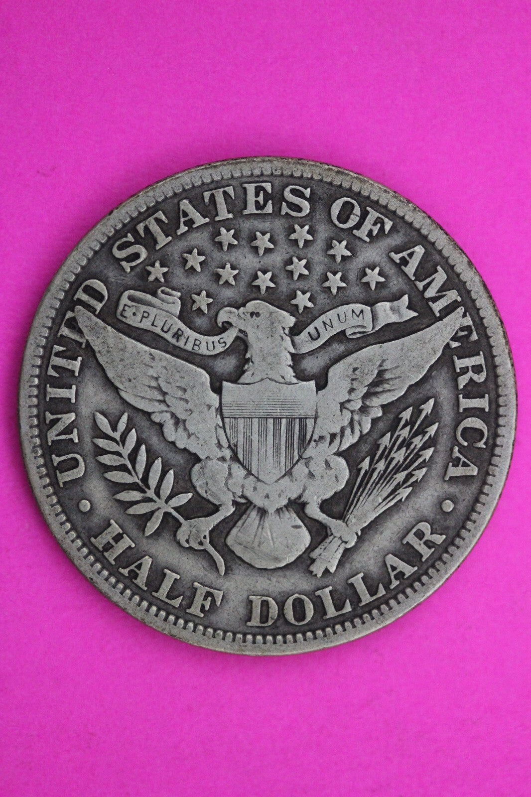 1907 P Barber Liberty Half Dollar Silver Scarce Semi Key Date Coin 0400N