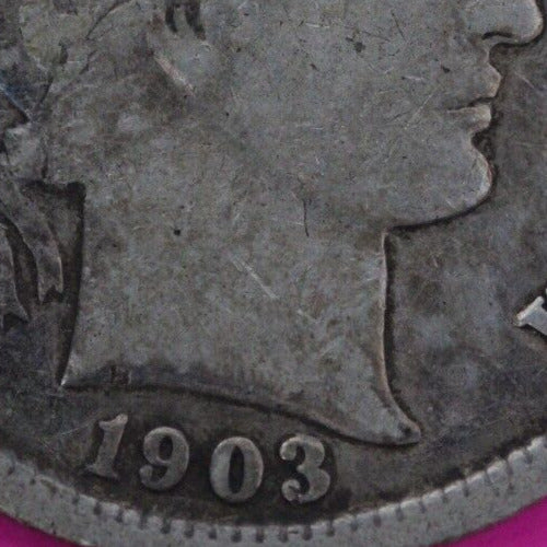 1903 P Barber Liberty Dime Scarce Semi Key Date Coin Philadelphia Mint 107