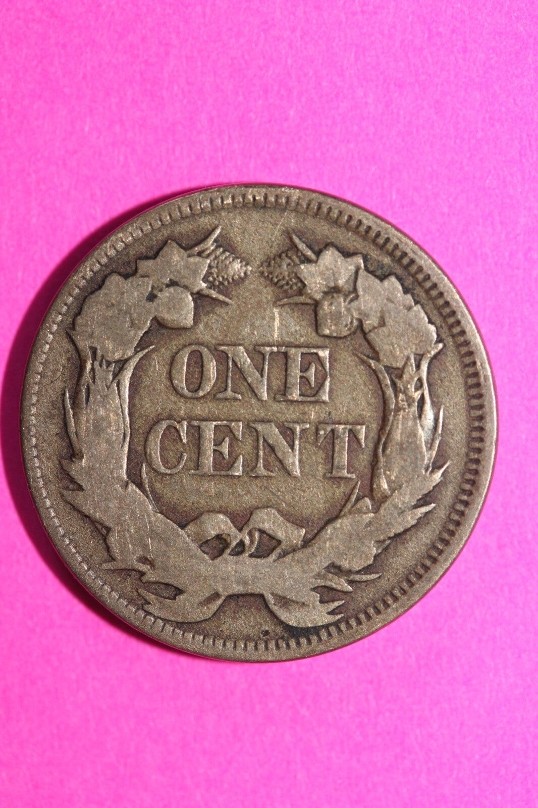 1858 Flying Eagle Cent Penny Exact Scarce Early Type Exact Coin as Pictured 47