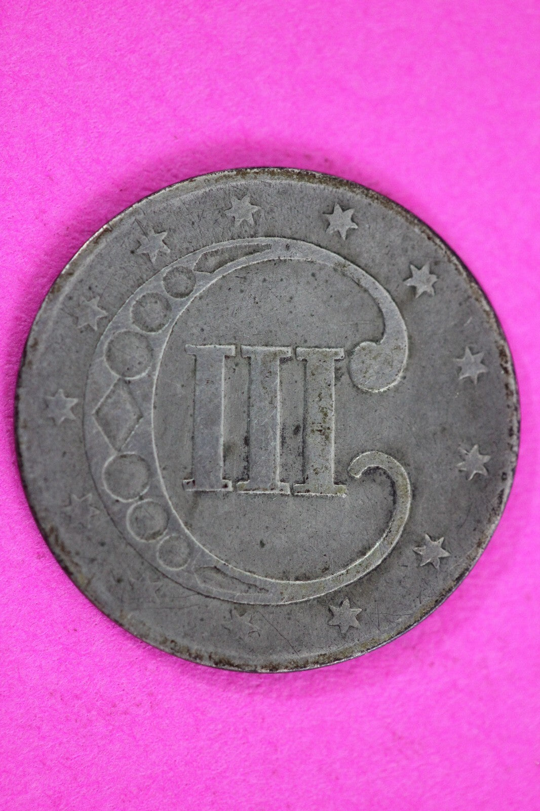 1852 Trime 3 Three Cent Silver Dime Exact Coin Shown In Pics Semi Key Date 96