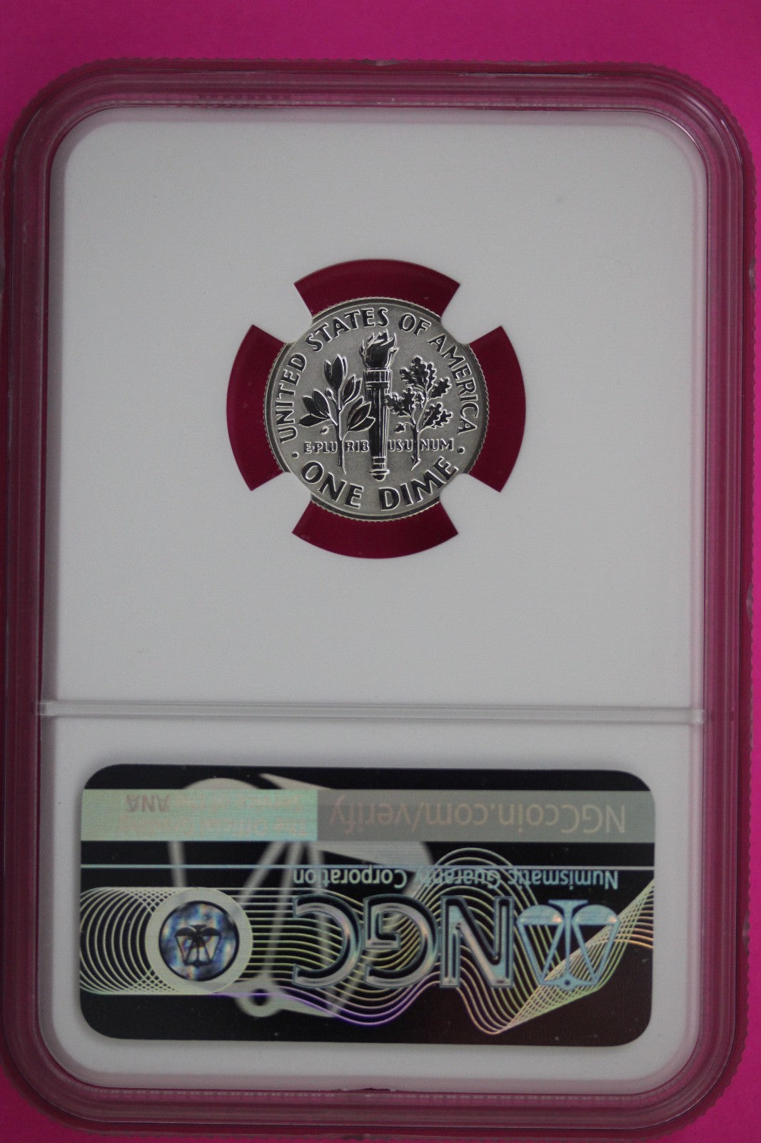 2018 S PF 70 Reverse Proof Roosevelt Silver Dime 1 Coin From a Proof Set NGC 258