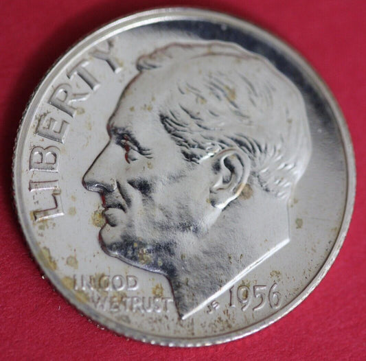1956 Silver Proof Roosevelt Dime Exact Coin Shown  22