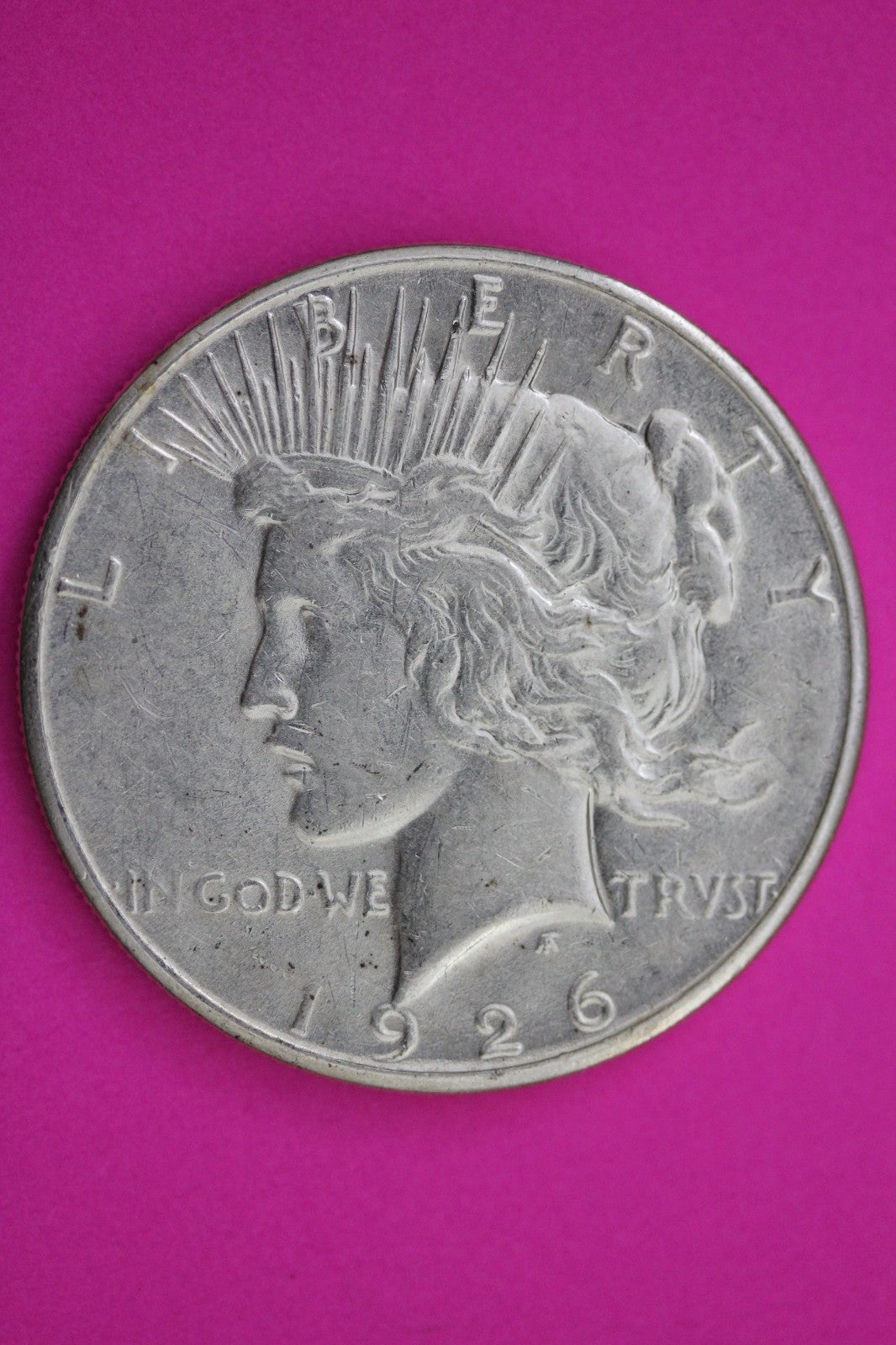 1926 S Peace Silver Dollar LIberty Coin Guaranteed Genuine American Seller 1998