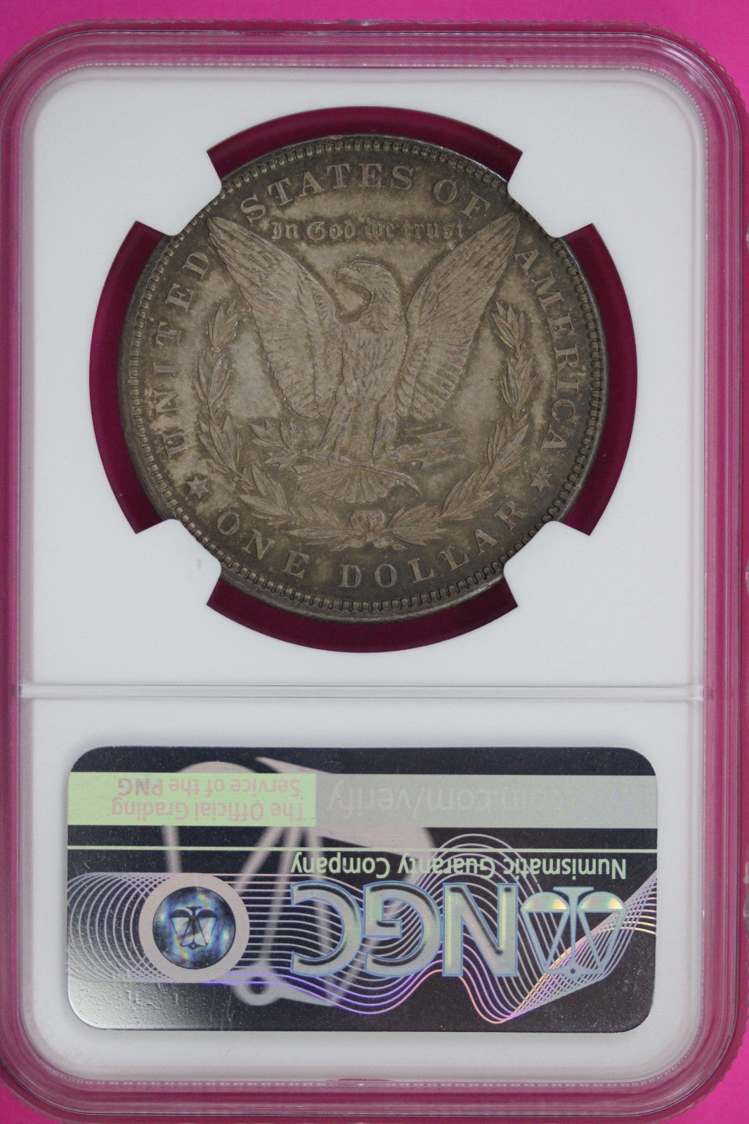 1897 P MS 64 Liberty Morgan Silver Dollar Vam 6A Pitted Reverse Top 100 NGC 175