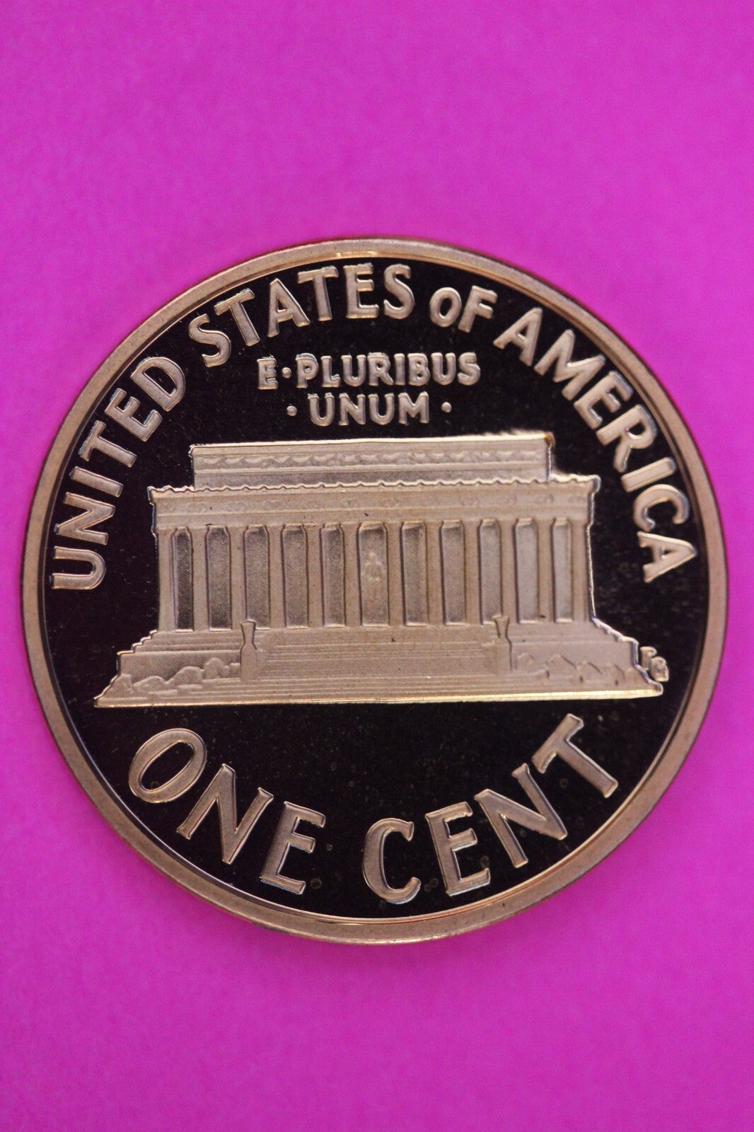 Gem Proof 2007 S Ultra Deep Cameo Lincoln Memorial Cent Same Coin In Pics TOM03