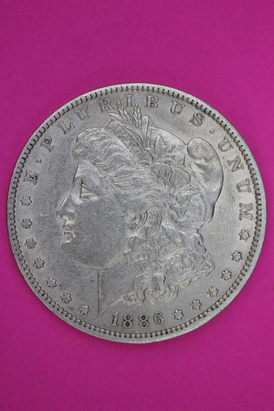 High Grade 1886 O Morgan Liberty Silver Dollar New Orleans Minted Rare Coin 66