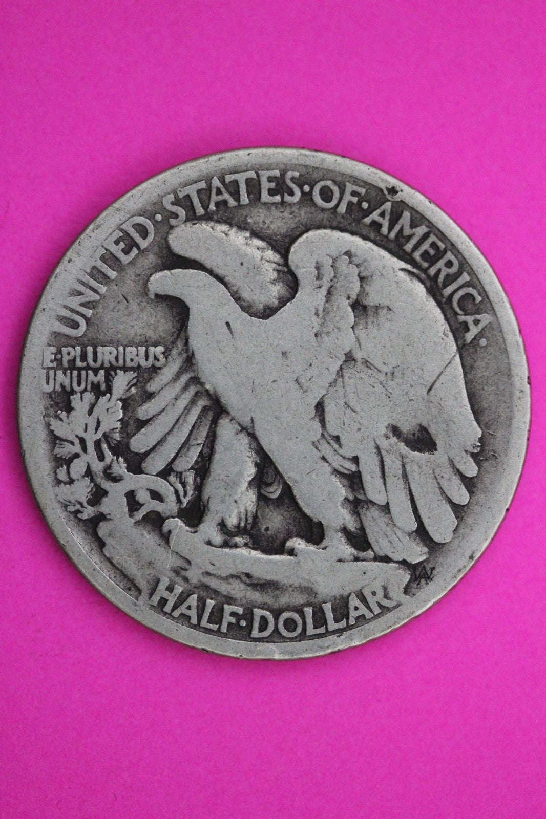 1916 D Walking Liberty Silver Half Dollar Guaranteed Authentic Genuine Coin 2317