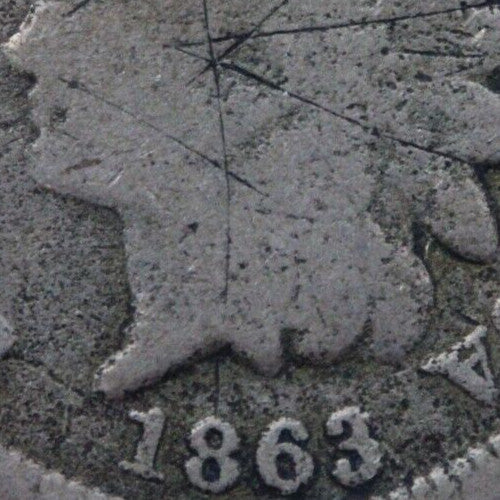 1863 Copper Nickel Indian Head Cent Penny Exact Early Type Coin Pictured 165