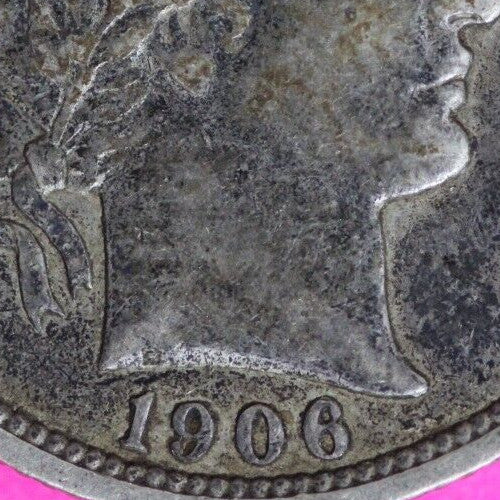 High Grade 1906 P Barber Liberty Dime Scarce Semi Key Date Silver Coin 63
