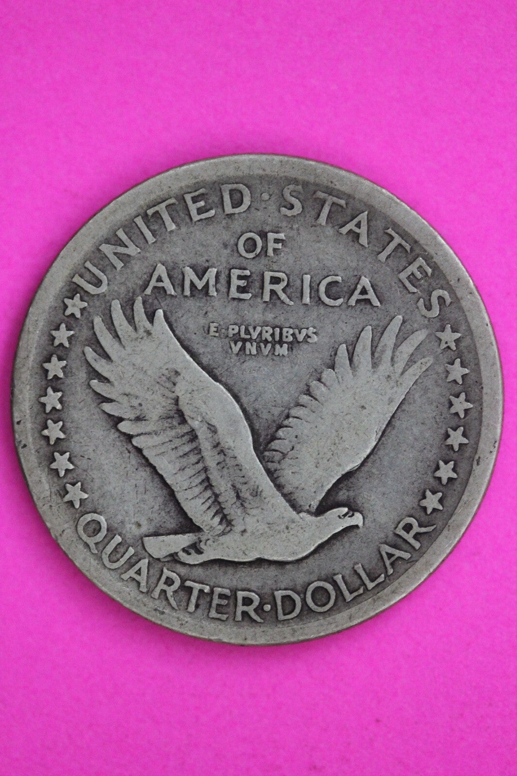 1917 P Type 1 Standing Liberty Silver Quarter Genuine Semi Key Date Coin G0622N