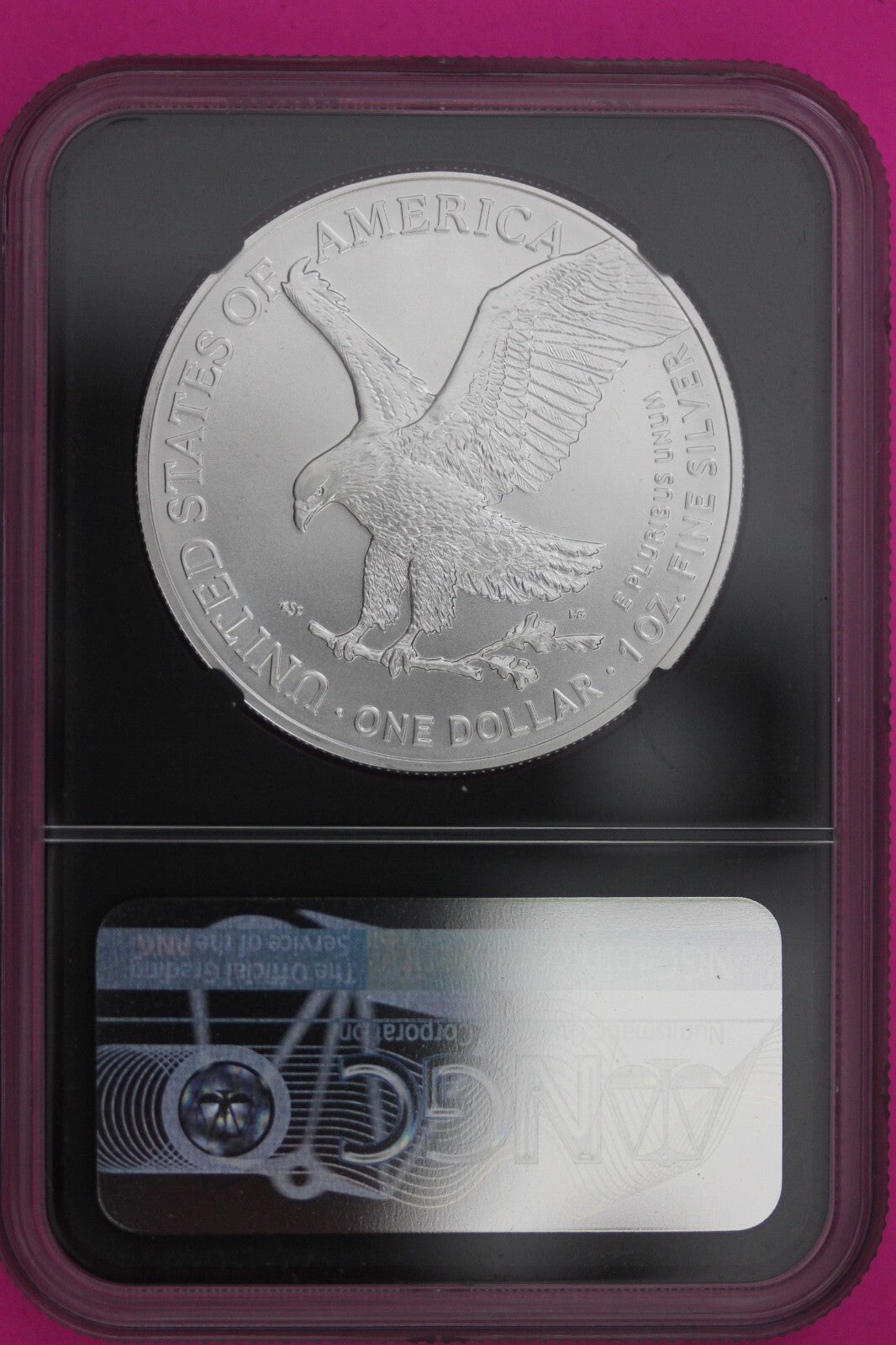 2021 T2 MS 70 Silver Eagle Michael Gaudiosa NGC Certified Graded Authentic 631