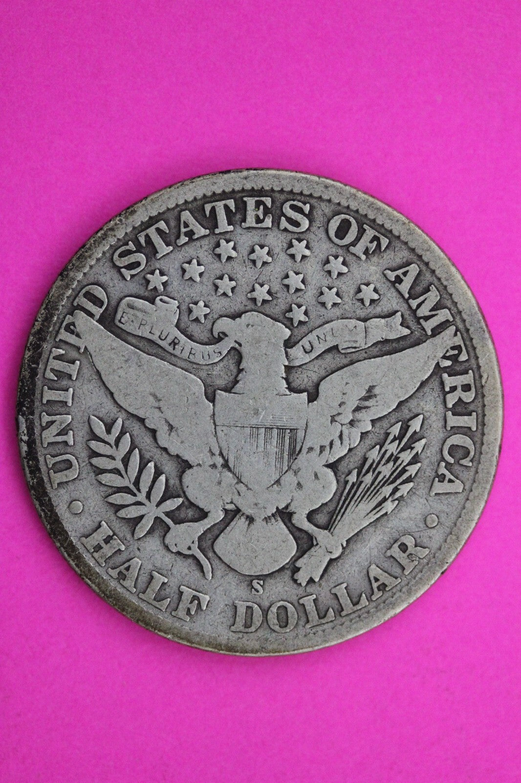 1909 S Barber Liberty Half Dollar Silver Scarce Semi Key Date Coin 0399N