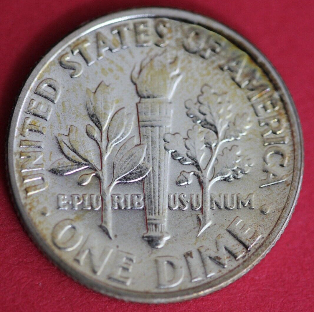 Toned 1962 Silver Proof Roosevelt Dime Exact Coin Shown Fast Shipping OCE 58