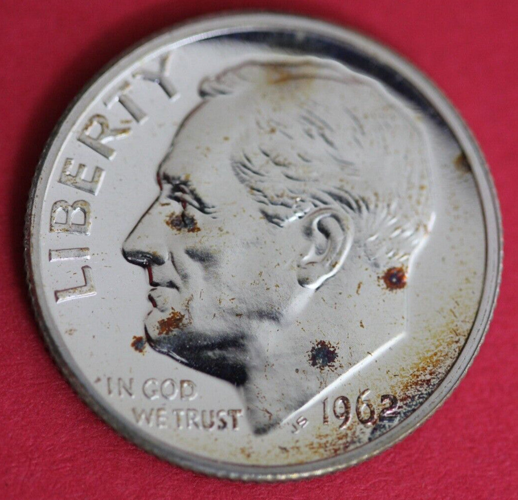 1962 Silver Proof Roosevelt Dime Exact Coin Shown  96
