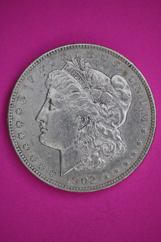 1902 P Morgan Lady Liberty Silver Dollar Guaranteed Authentic & Genuine 2726