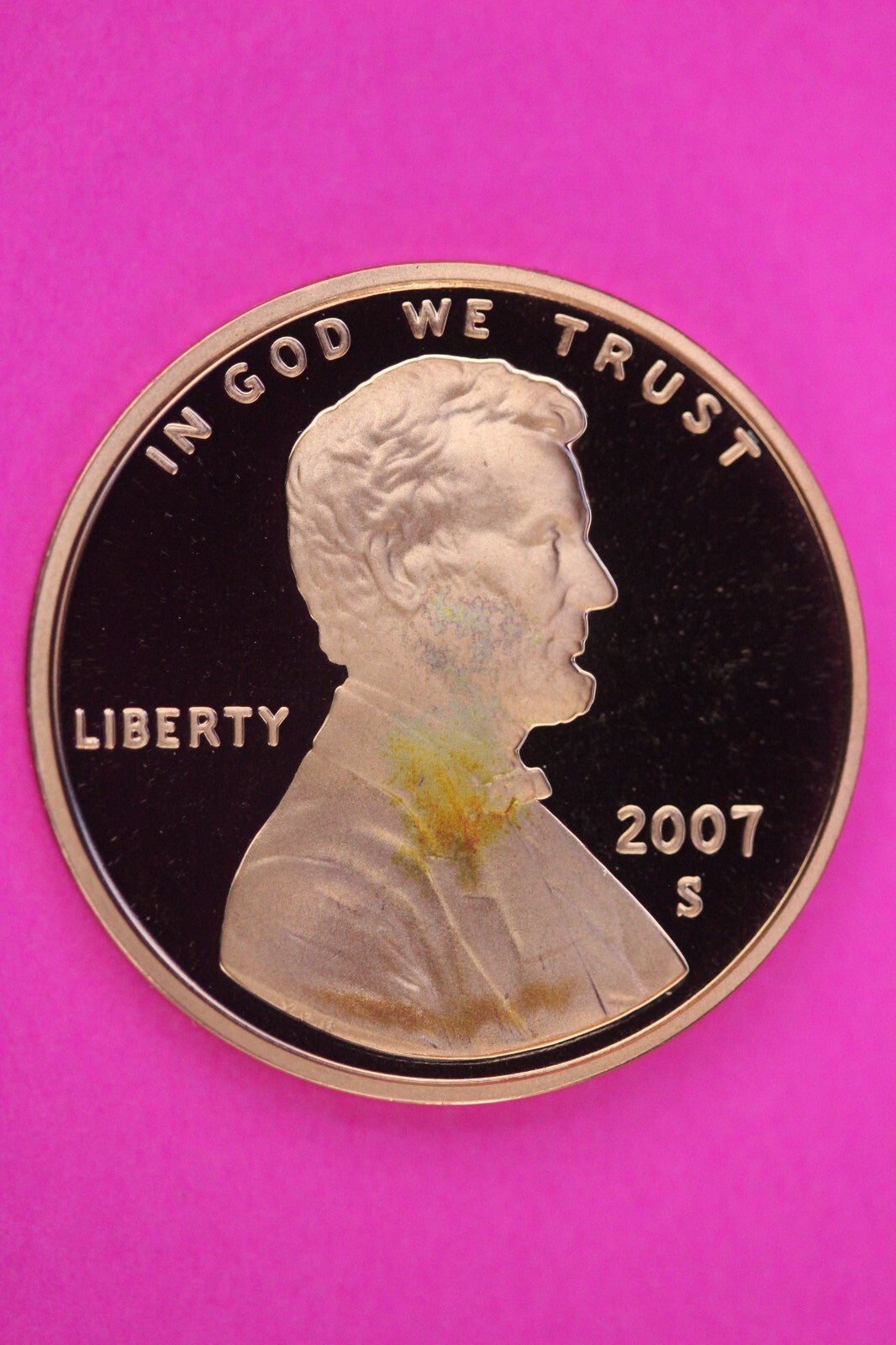 Gem Proof 2007 S Ultra Deep Cameo Lincoln Memorial Cent Same Coin In Pics TOM01