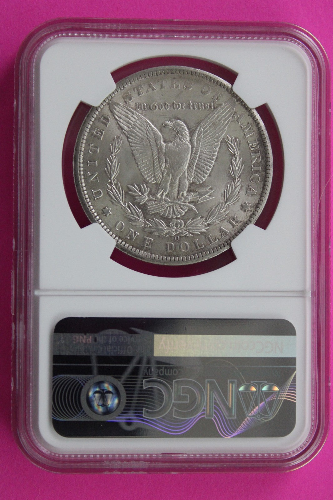1899 O MS 63 Liberty Morgan Silver Dollar NGC Certified Graded Authentic 845