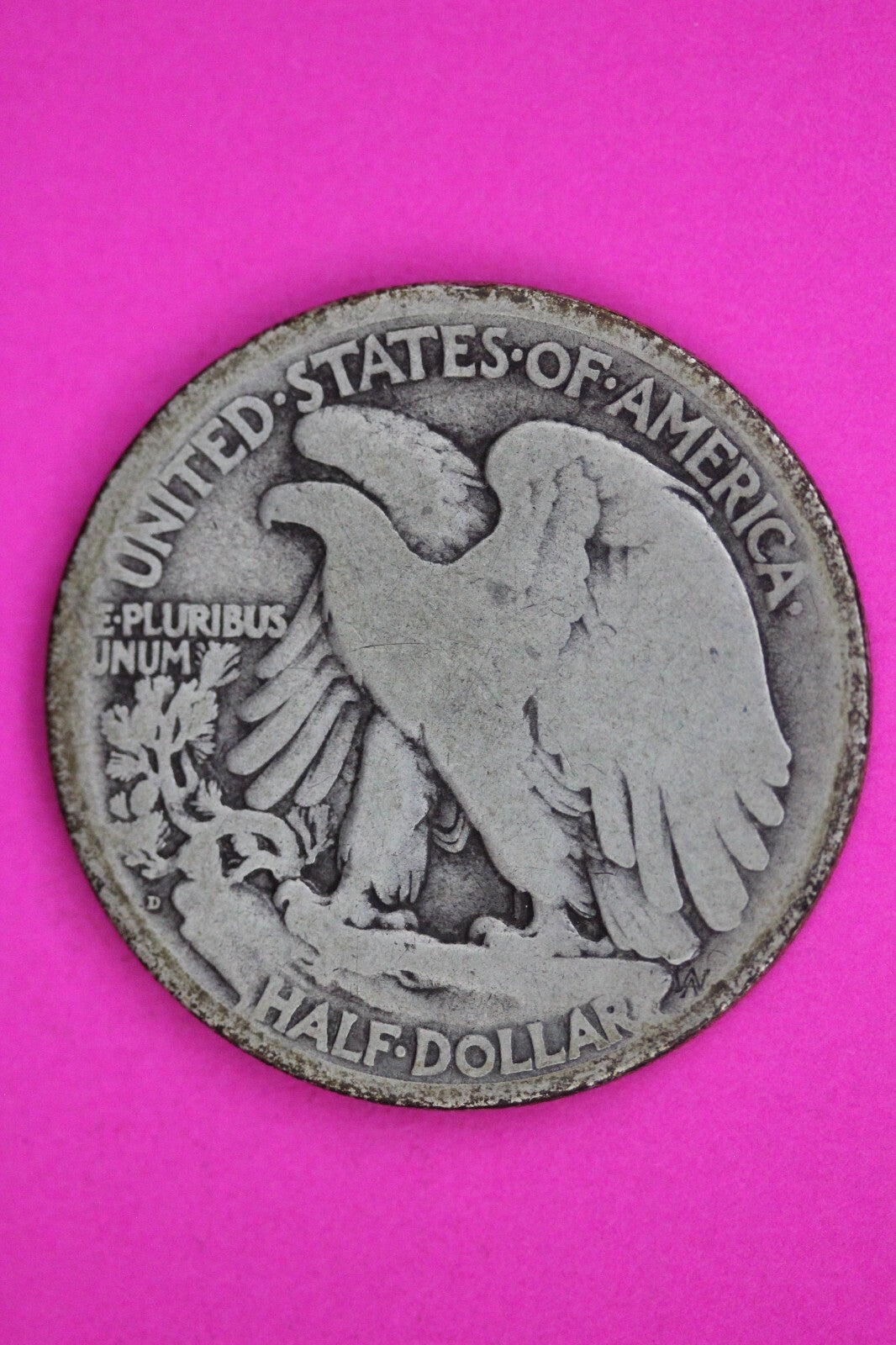 1920 D Walking Liberty Silver Half Dollar Guaranteed Authentic Genuine Coin 1500