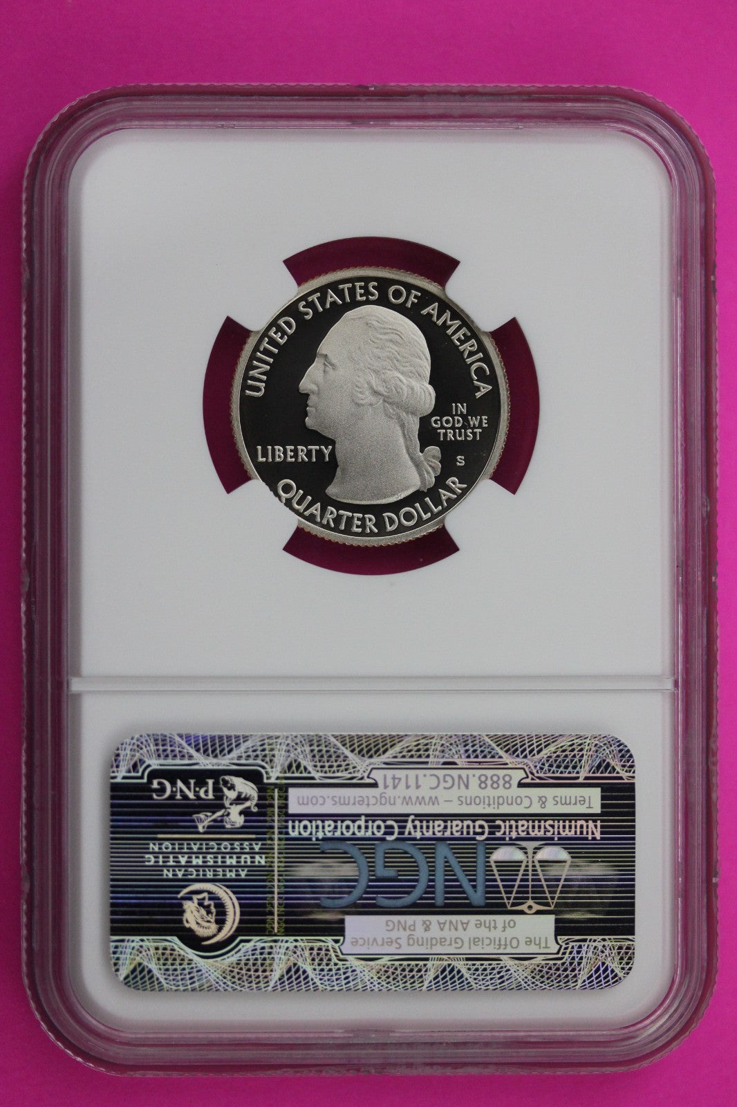 2010 S PF 70 Clad Quarter Grand Canyon Park ATB NGC Graded Certified Slab 483