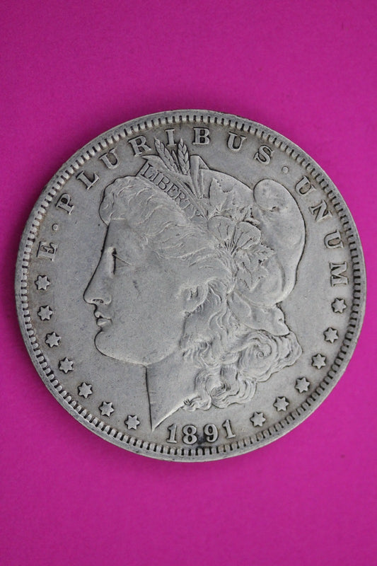 1891 O Morgan Silver Dollar Coin Guaranteed Authentic U.S.A American Seller 1978