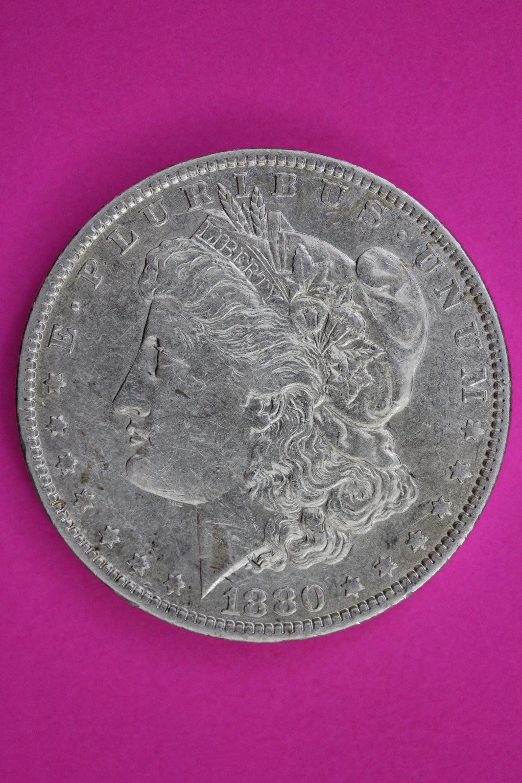 High Grade 1880 O Morgan Liberty Silver Dollar Guaranteed Authentic Coin 1807
