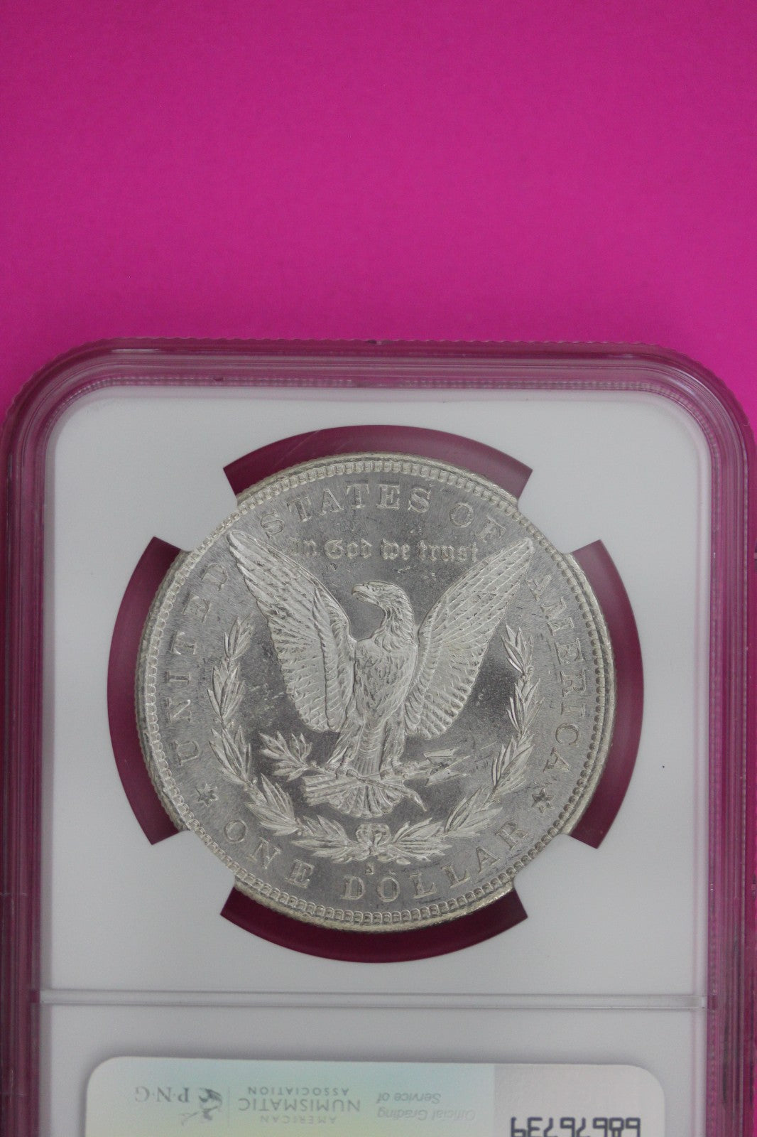 1882 S MS 63 Liberty Morgan Silver Dollar NGC Certified Graded Authentic 279