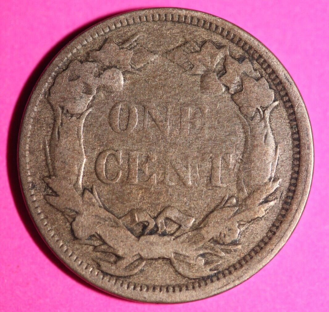 1858 Flying Eagle Cent Penny Exact Scarce Early Type Exact Coin as Pictured 147