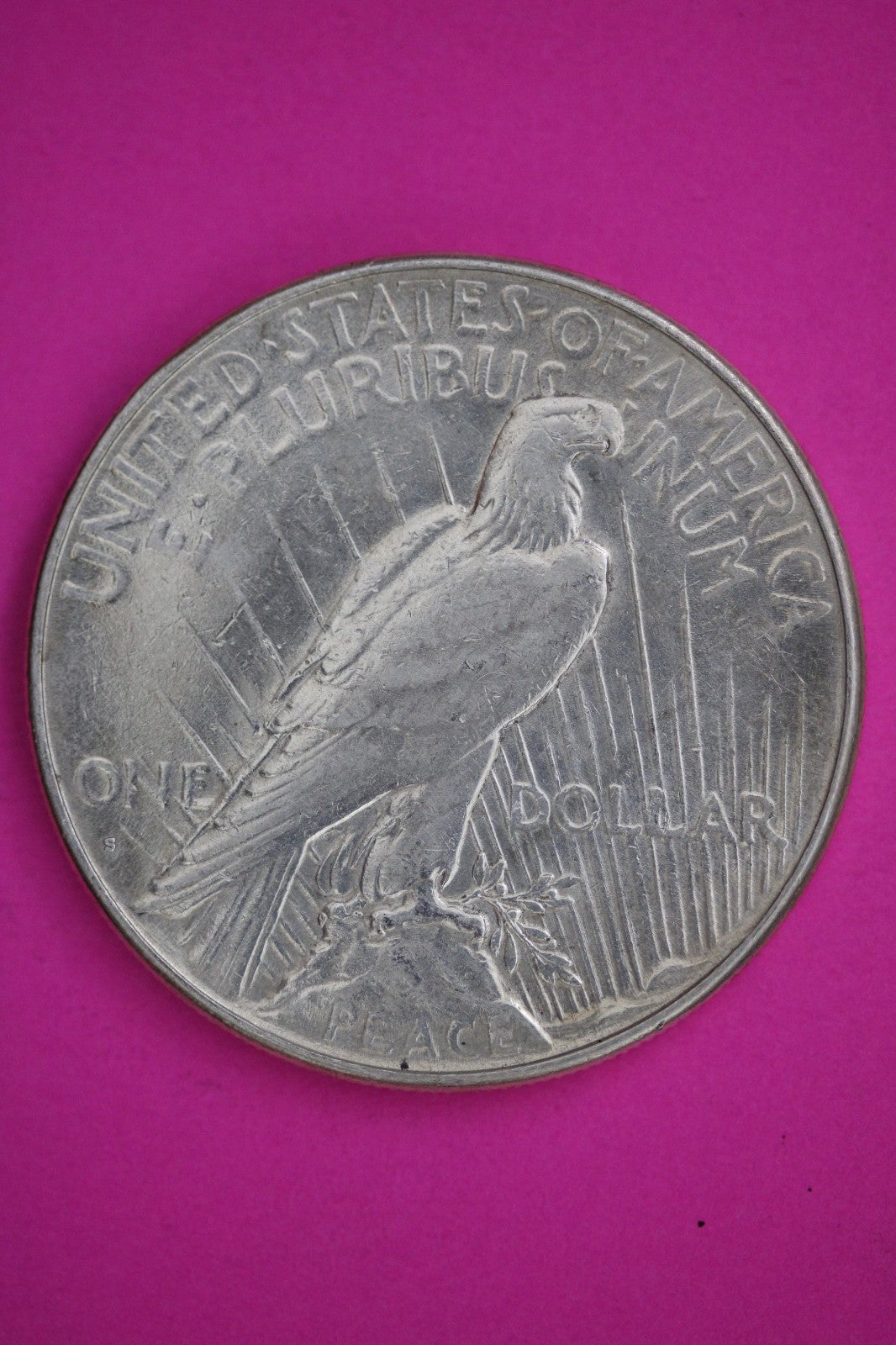 1927 S Peace Lady Liberty Semi Key Date Silver Dollar Guaranteed Authentic 2693