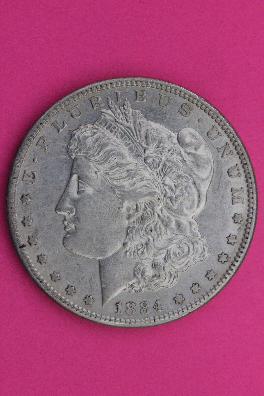 High Grade 1884 S Morgan Lady Liberty Rare Date Silver Dollar Authentic 0338N