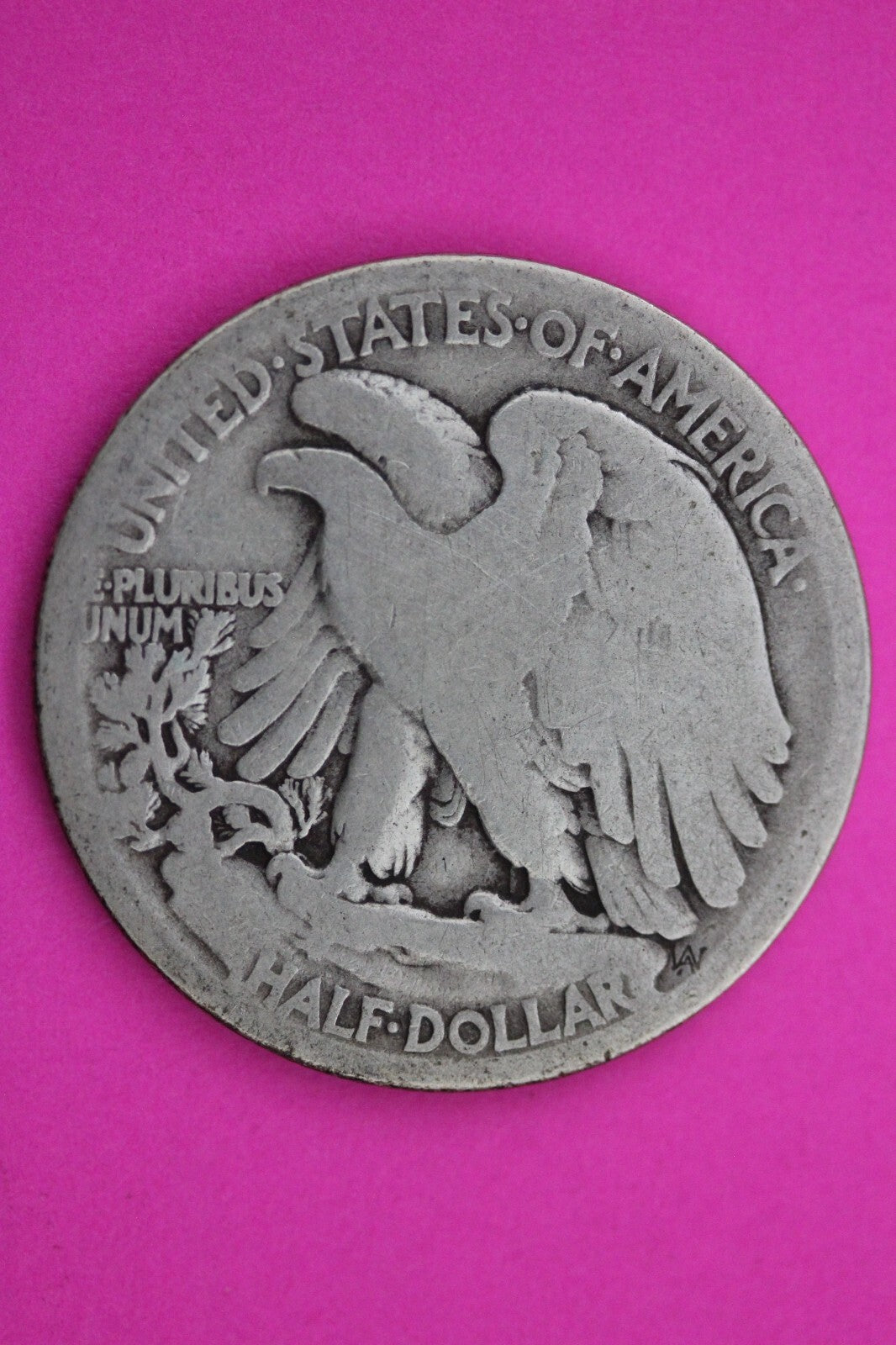 1916 S OBV Walking Liberty Silver Half Dollar Walker Guaranteed Authentic 0275N