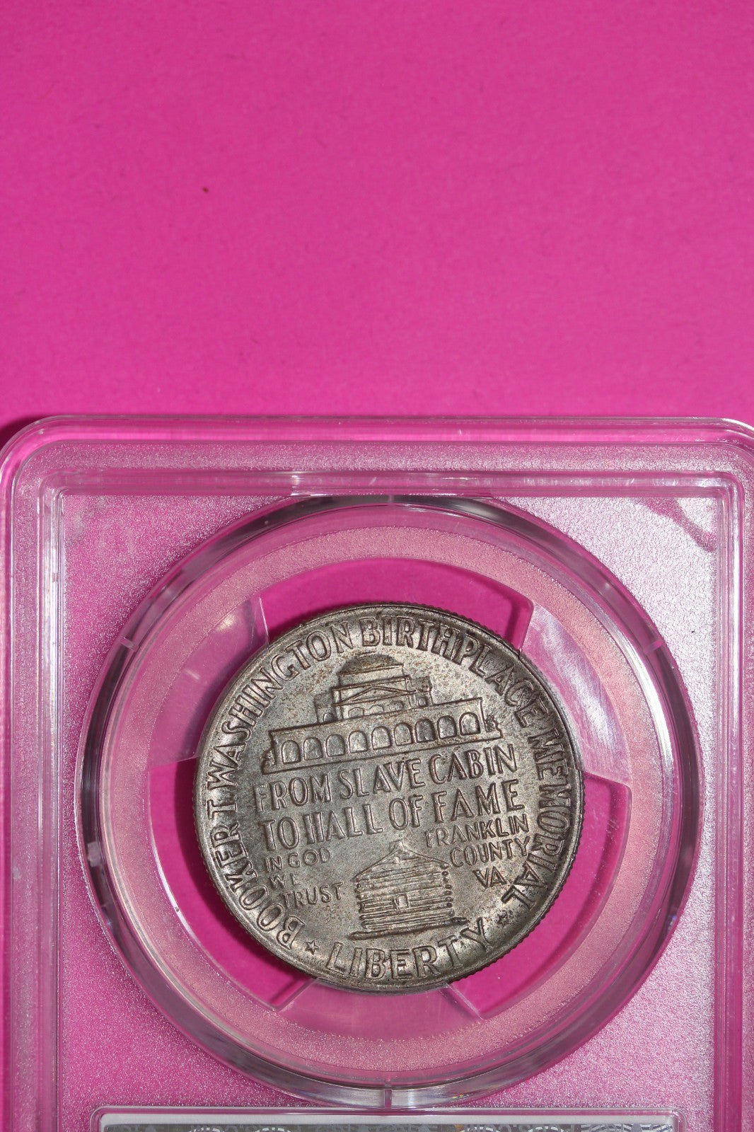 Toned 1946 MS 66 Booker T Washington Commemorative Silver Half Dollar PCGS 1218