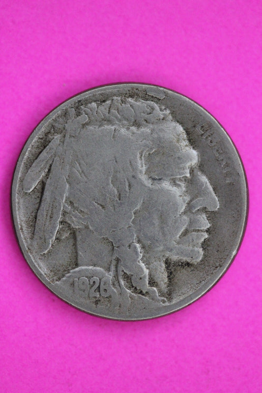 1926 S Buffalo Nickel Coin Guaranteed Authentic Genuine Coin Free Shipping 1325