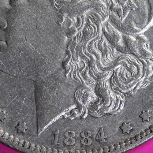 High Grade 1884 S Morgan Liberty Silver Dollar Key Date Coin San Francisco 208