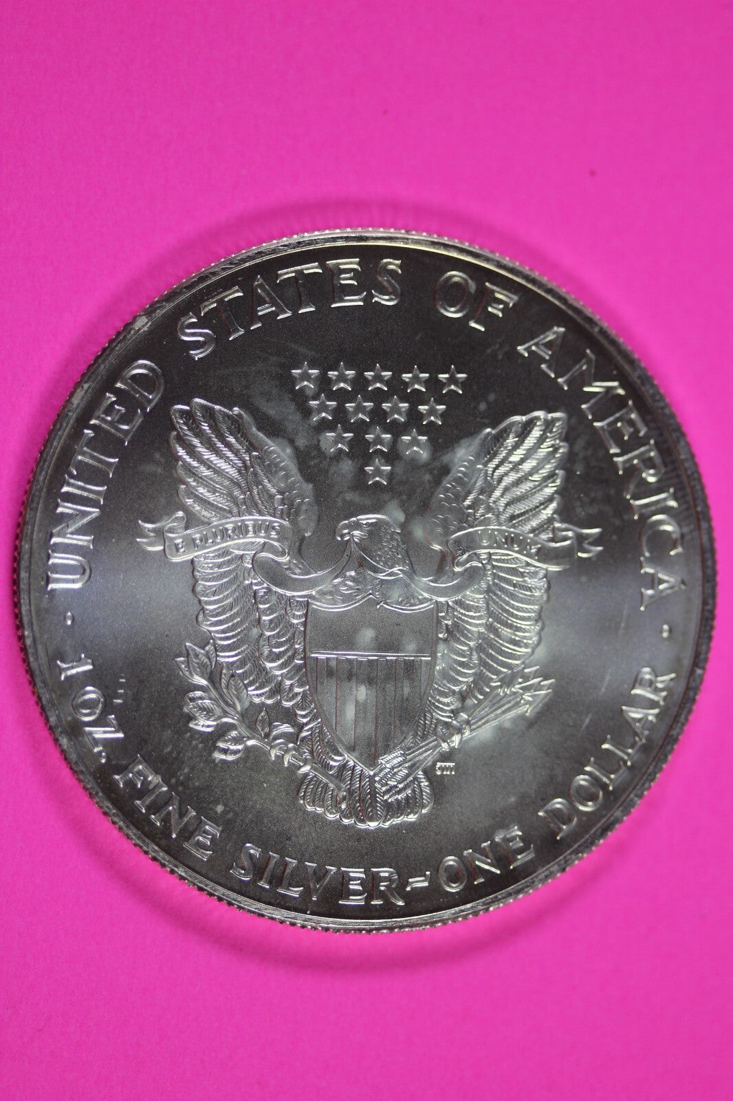 Colorized 2001 American Silver Eagle 1 Ounce .999 Fine Exact Coin Shown 179