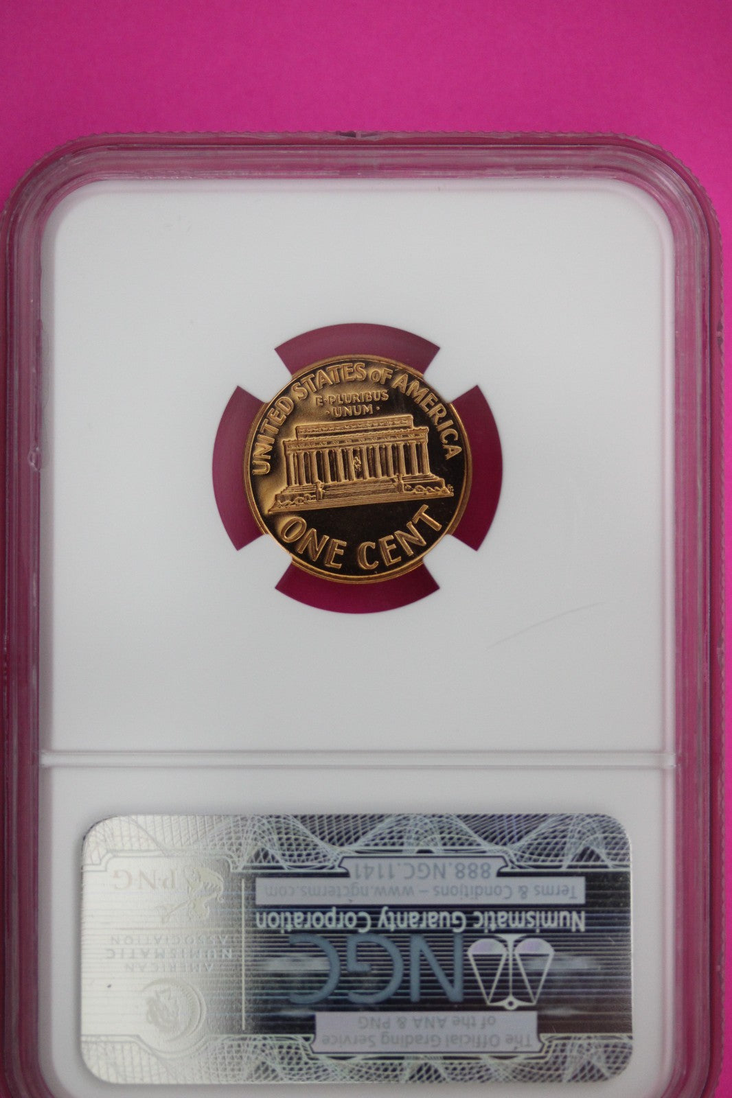 1960 Small Date PF 67 Red Lincoln Memorial Cent Proof Coin NGC Certified 302