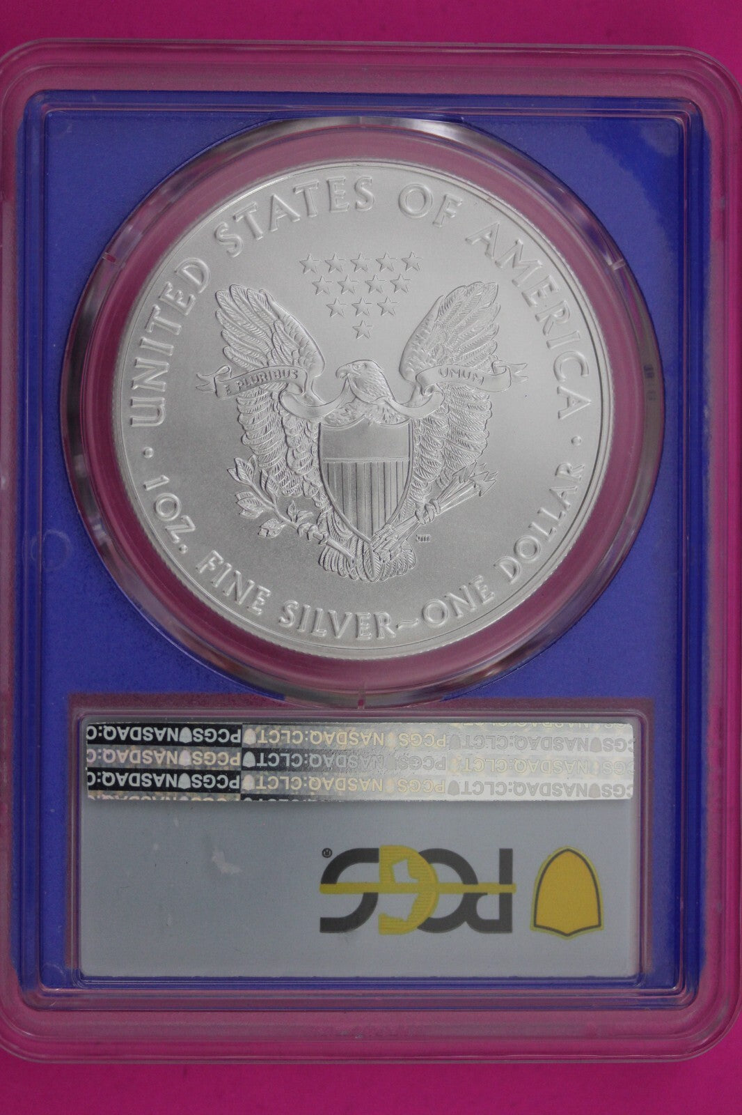 2020 (W) MS 70 Silver Eagle Coin 1 OZ .999 PCGS Certified Graded Authentic 574