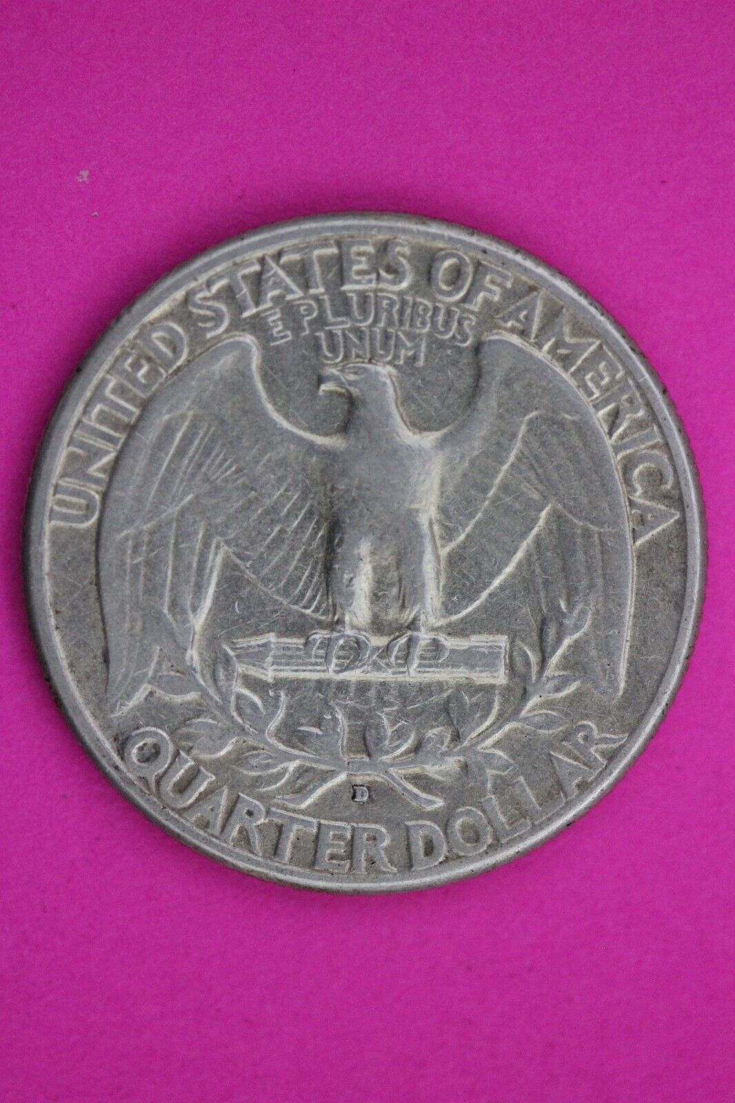 1932 D George Washington Quarter Scarce Semi Key Date Silver Coin 0031