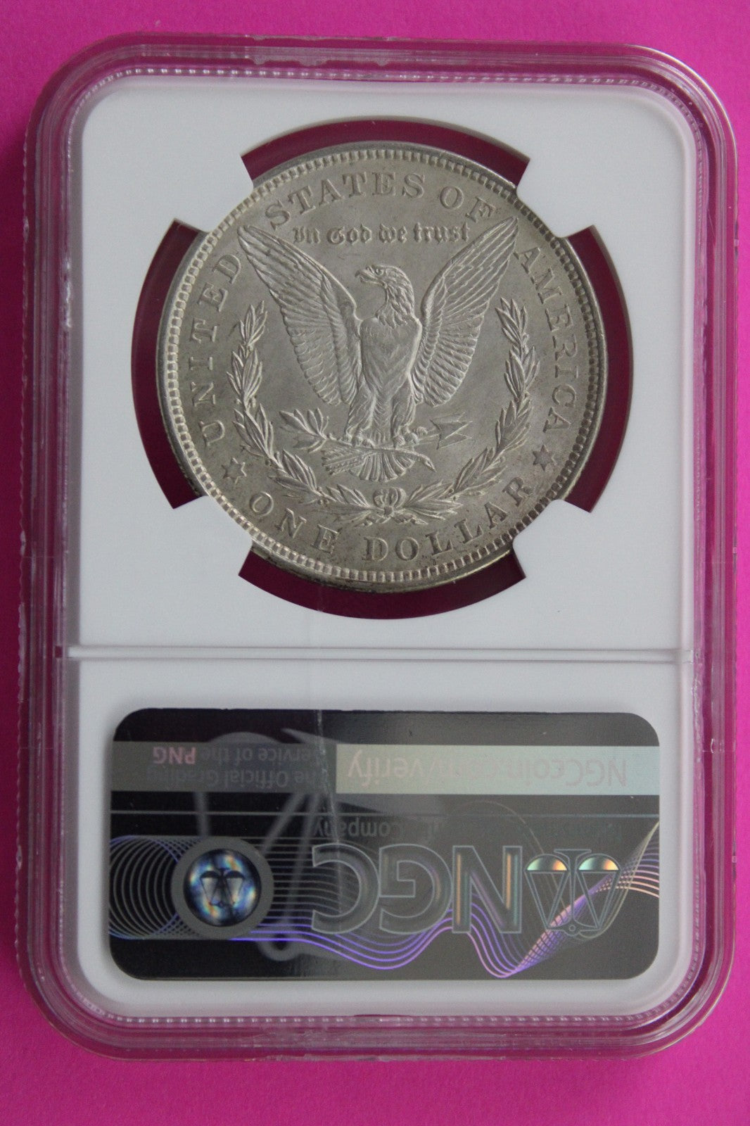 1921 P MS 63 Liberty Morgan Silver Dollar NGC Certified Graded Authentic 885