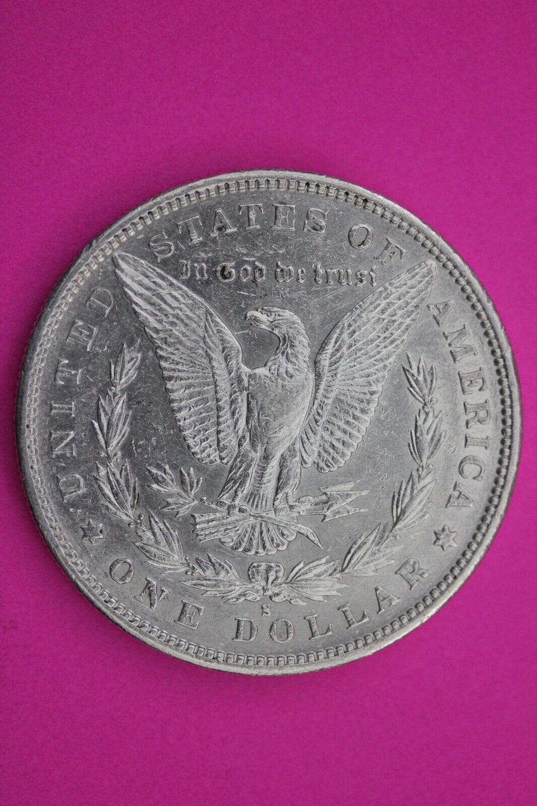 High Grade 1890 S Morgan Lady Liberty Rare Date Silver Dollar Authentic 0196N